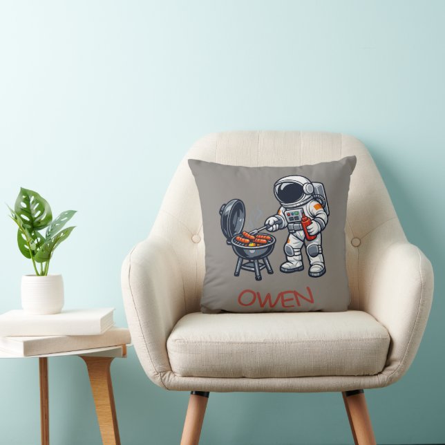 Coussin Astronaute faisant griller (Chaise)