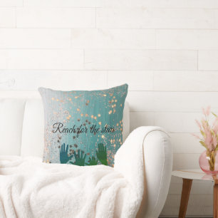 Coussin Atteindre pour les étoiles lancer l'oreiller