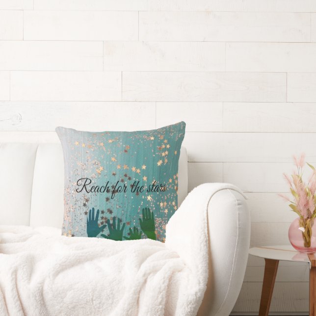 Coussin Atteindre pour les étoiles lancer l'oreiller (Canapé)