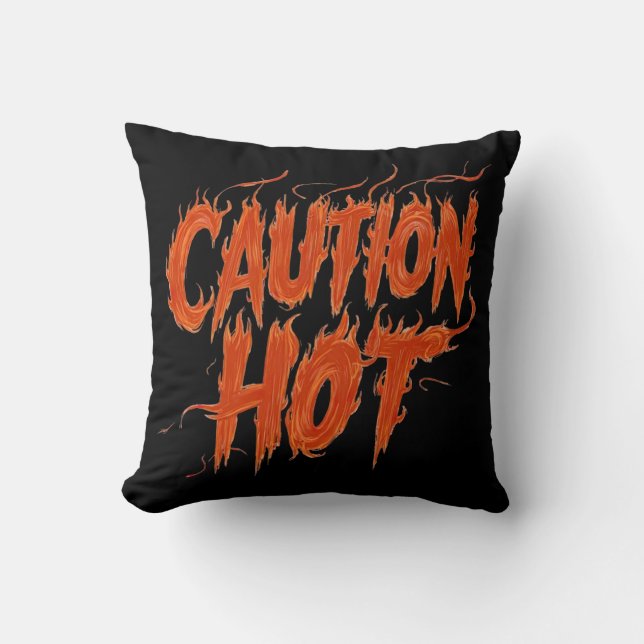 Coussin Attention Chaud (Recto)