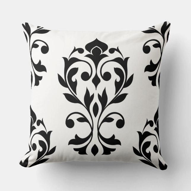Coussin Atterrisseur Ptn II de la damassé 2Way de coeur (Recto)