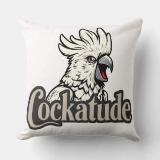 Coussin Attitude Cockatoo "Cockatude" Lancer l'oreiller