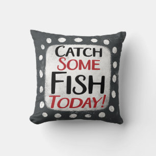Coussin Attraper Du Poisson Aujourd'Hui Jeter De L'Oreille