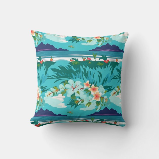 Coussin Au-Delà Du récif (Recto)