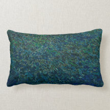 Coussin au néon de vagues par Margaret Juul