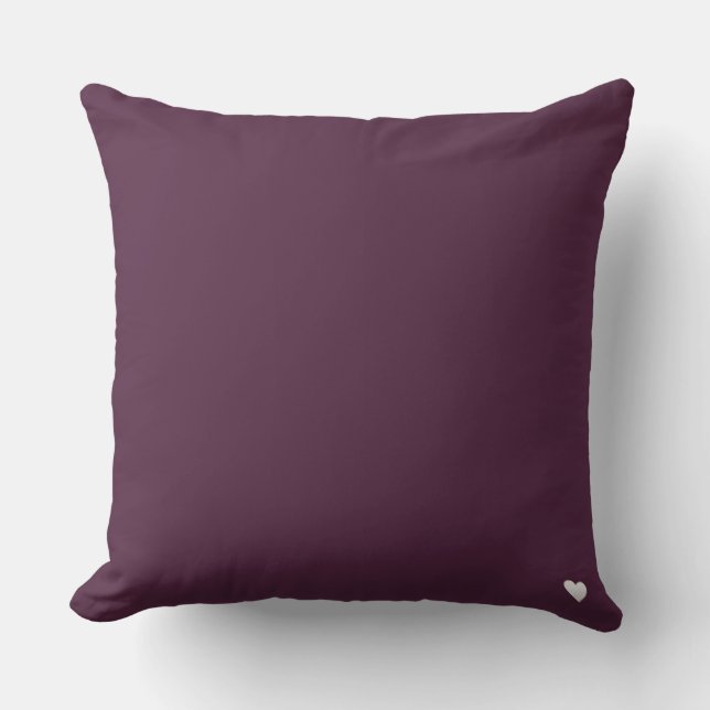 Coussin Aubergine Deep Purple d'aubergine (Recto)