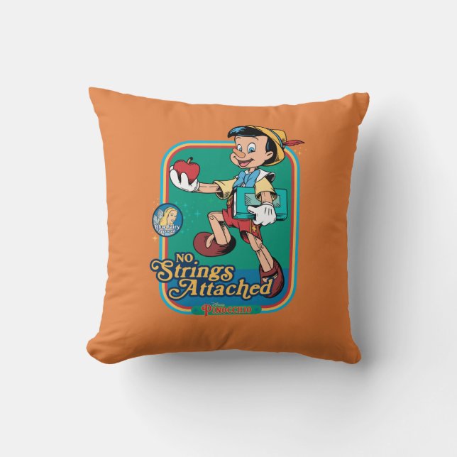 Coussin Aucune chaîne attachée Pinocchio (Recto)