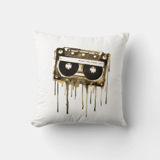 Coussin audiocassette vintage