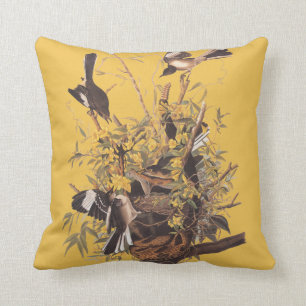 Coussin Audubon Mockingbird Famille Carré Pillow Pillow