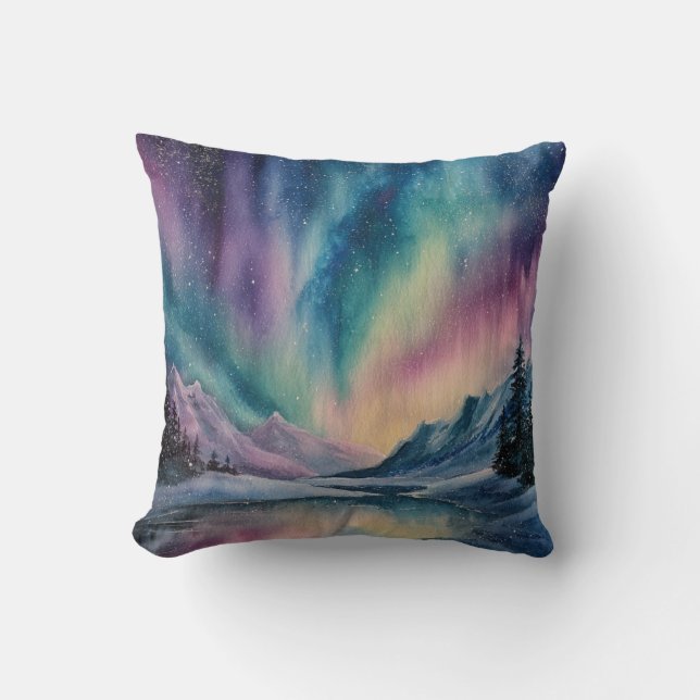 Coussin Aurora Borealis (Recto)