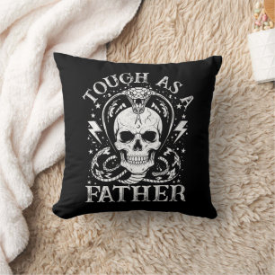 Coussin Aussi Dur Qu'un Père, Humour de Papa pour la Fête