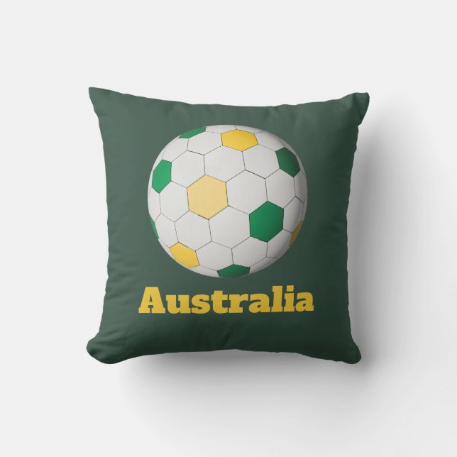 Coussin Australian Soccer (Recto)
