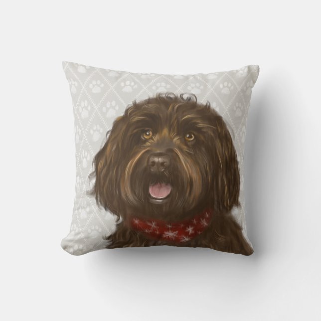 Coussin Australien Labradoodle Darcey (Recto)