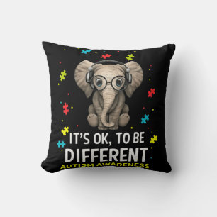 Coussin Autism Aware Acceptance Women Kid Its Ok To Be