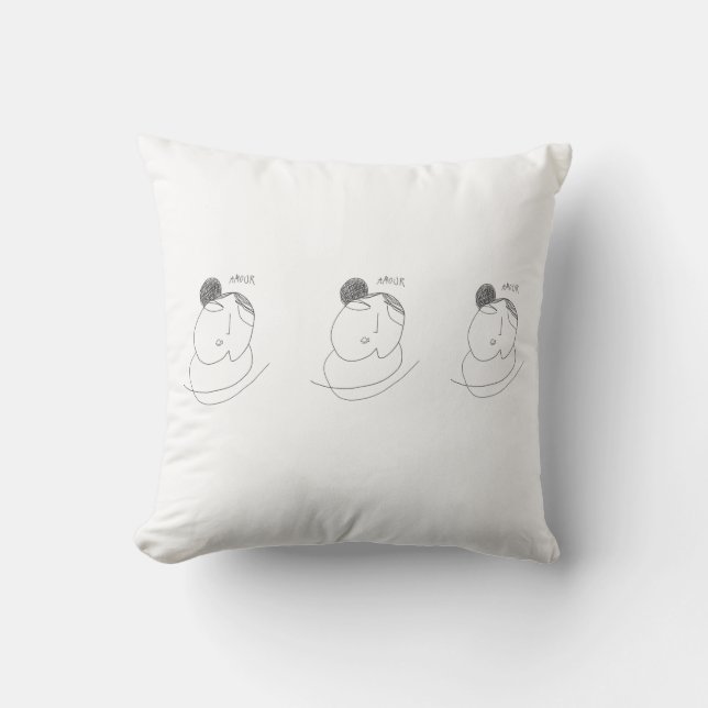 Coussin Auto-amour autosoin (Recto)