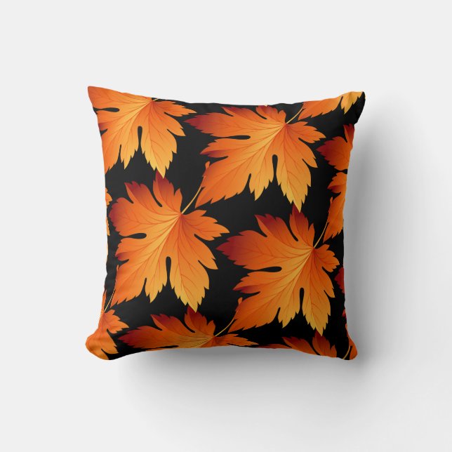 Coussin Automne Feuilles d'automne Jeu d'oreiller (Recto)