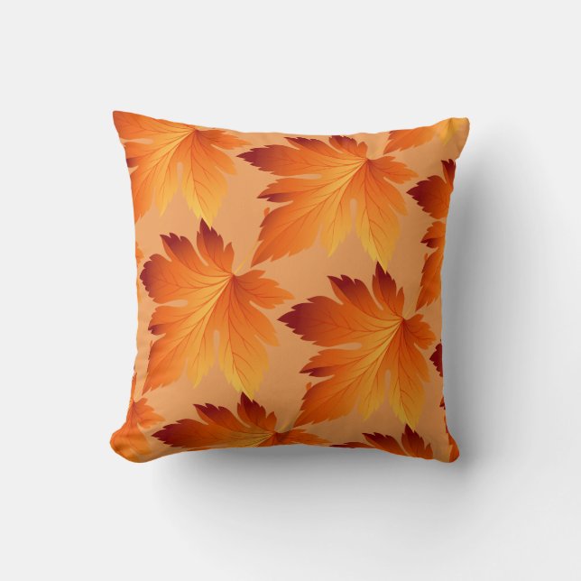 Coussin Automne Feuilles d'automne Jeu d'oreiller (Recto)