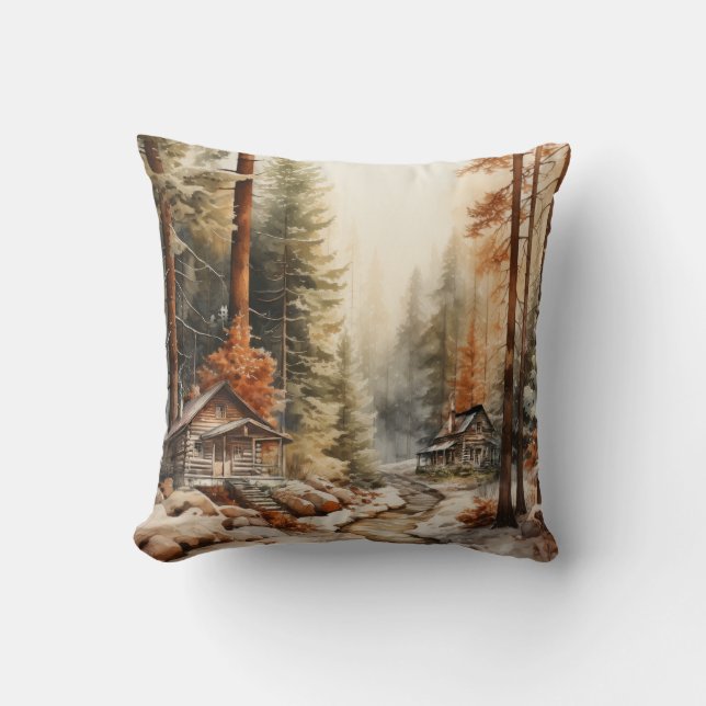 Coussin Automne Rustique (Recto)
