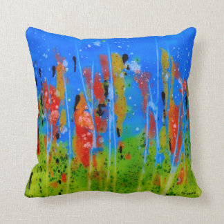 Coussin aux couleurs éclatées