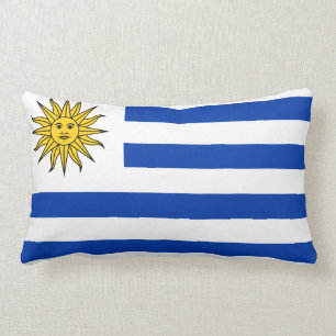 Coussin avec drapeau de l'Uruguay