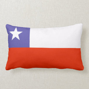 Coussin avec drapeau du Chili