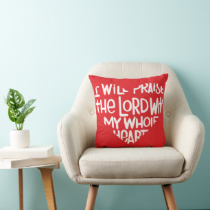 Coussin Avec tout mon coeur