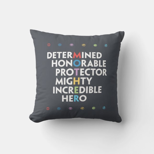 Coussin Avengers - MÈRE (Recto)