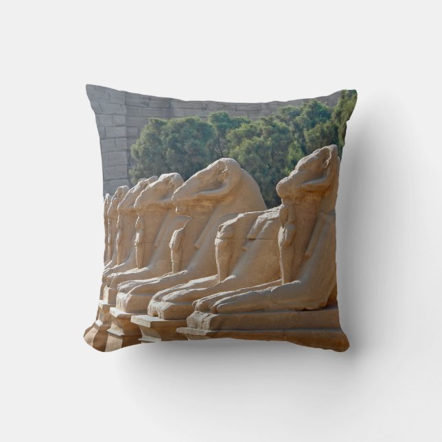 Coussin Avenue des sphinx dans le temple de Karnak - Egypt (Recto)