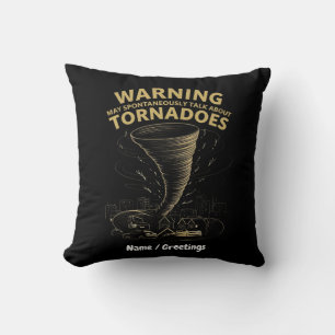 Coussin Avertissement Je Peux Parler Spontanément Des Torn