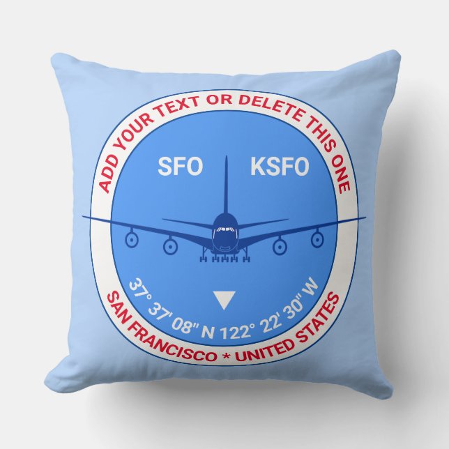 Coussin Aviation, Aéroport, Pilote, Charming Voyageurs (Recto)