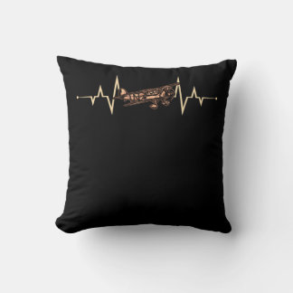 Coussin Avion, pilote de battement de coeur, vol du modèle