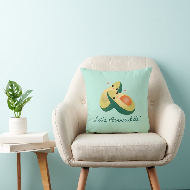 Coussin Avocuddle Funny mignon Avocados Humour de jeu de m (Chaise)