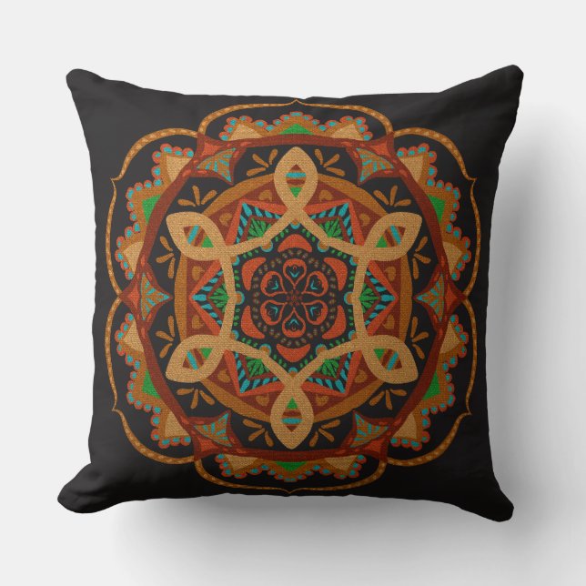 Coussin Aweni Mandala (Recto)