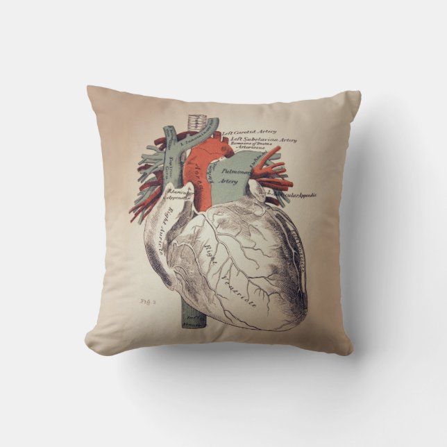Coussin Ayez un carreau de coeur (Recto)