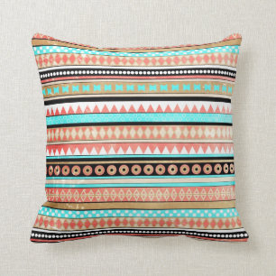 Coussin Aztèque à la mode