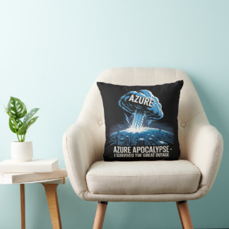 Coussin Azure Apocalypse – I Survived the Great Outage