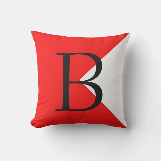 Coussin B - Drapeau de signaux maritime (Recto)