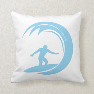 Coussin Baby Blue surfing