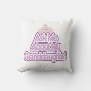 Coussin Baby Girl Posez une question sur mes cadeaux de pe