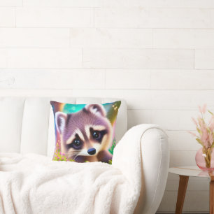 Coussin Baby Raccoon