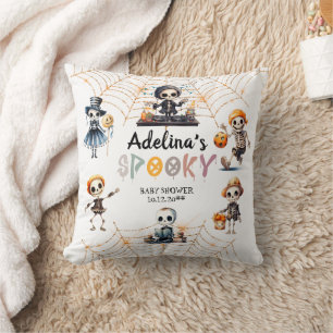 Coussin Baby shower Costume Halloween Boo Skeletons Éffray