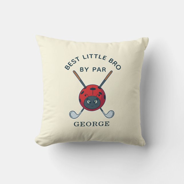 Coussin Baby shower Future Golfer Best Bro Par Par Par Cus (Recto)