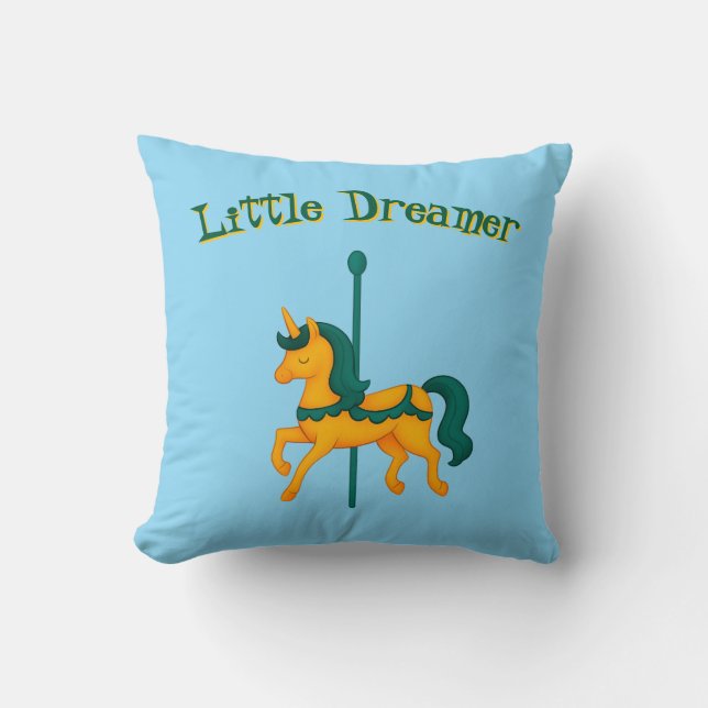 Coussin Baby shower Unicorne Whimsical (Recto)