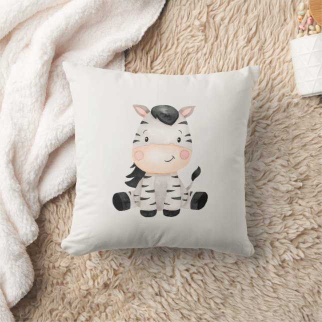 Coussin Baby Zebra assis (Couverture)