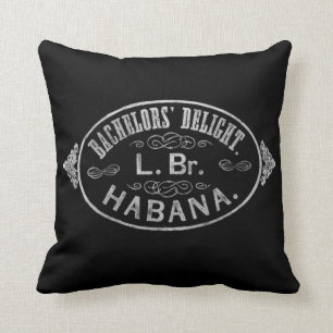Coussin Bachelor's Delight Cigar Stamp