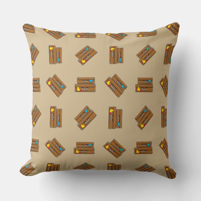 Coussin Bagages de dessin (Recto)