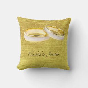 Coussin Bagues élégantes Mariage simple