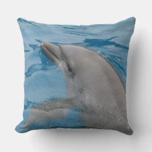 Coussin Baignade Dauphin Dans Les Eaux Bleues Profondes
