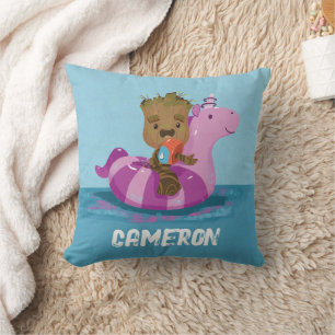 Coussin Baignade en Groot sur un flotteur de piscine