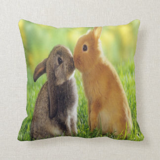 Coussin baiser de lapin